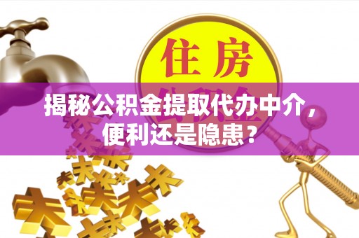 尚志揭秘公积金提取代办中介，便利还是隐患？