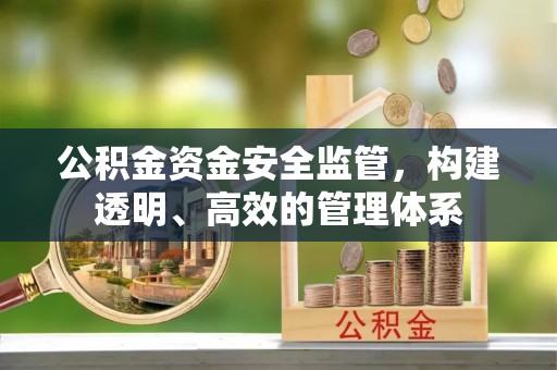 尚志公积金资金安全监管，构建透明、高效的管理体系