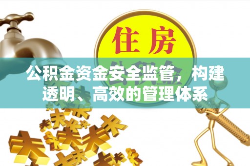 尚志公积金资金安全监管，构建透明、高效的管理体系