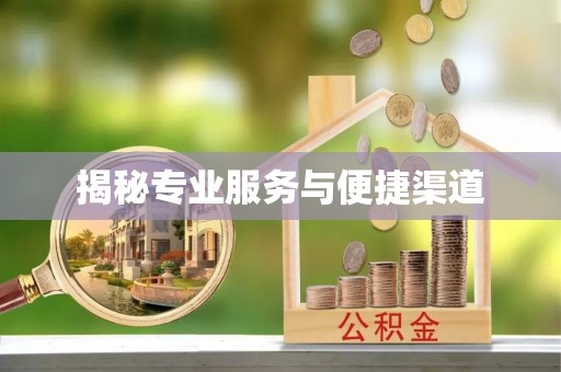 尚志揭秘专业服务与便捷渠道