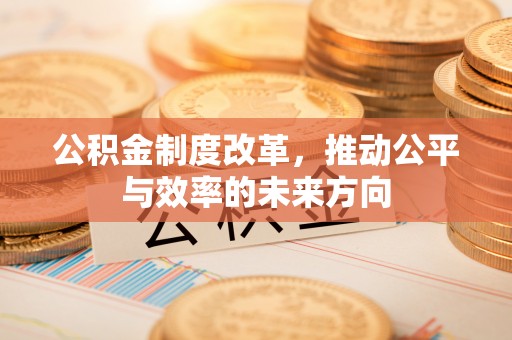 尚志公积金制度改革，推动公平与效率的未来方向