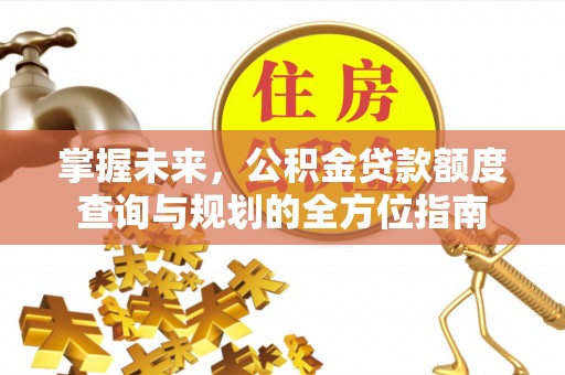 尚志掌握未来，公积金贷款额度查询与规划的全方位指南