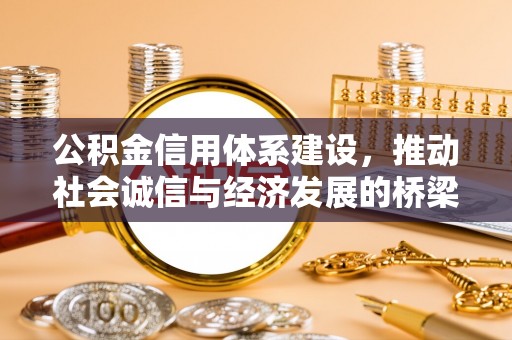 尚志公积金信用体系建设，推动社会诚信与经济发展的桥梁
