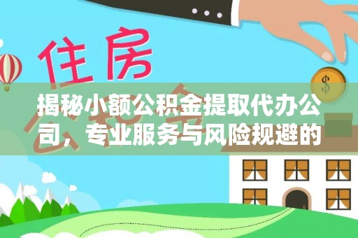 尚志揭秘小额公积金提取代办公司，专业服务与风险规避的平衡艺术