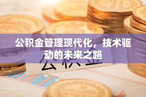 尚志公积金管理现代化，技术驱动的未来之路